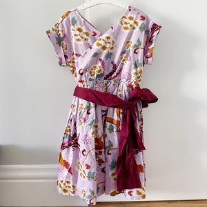 Tea Collection formal dress with sash - Size 7 nwt